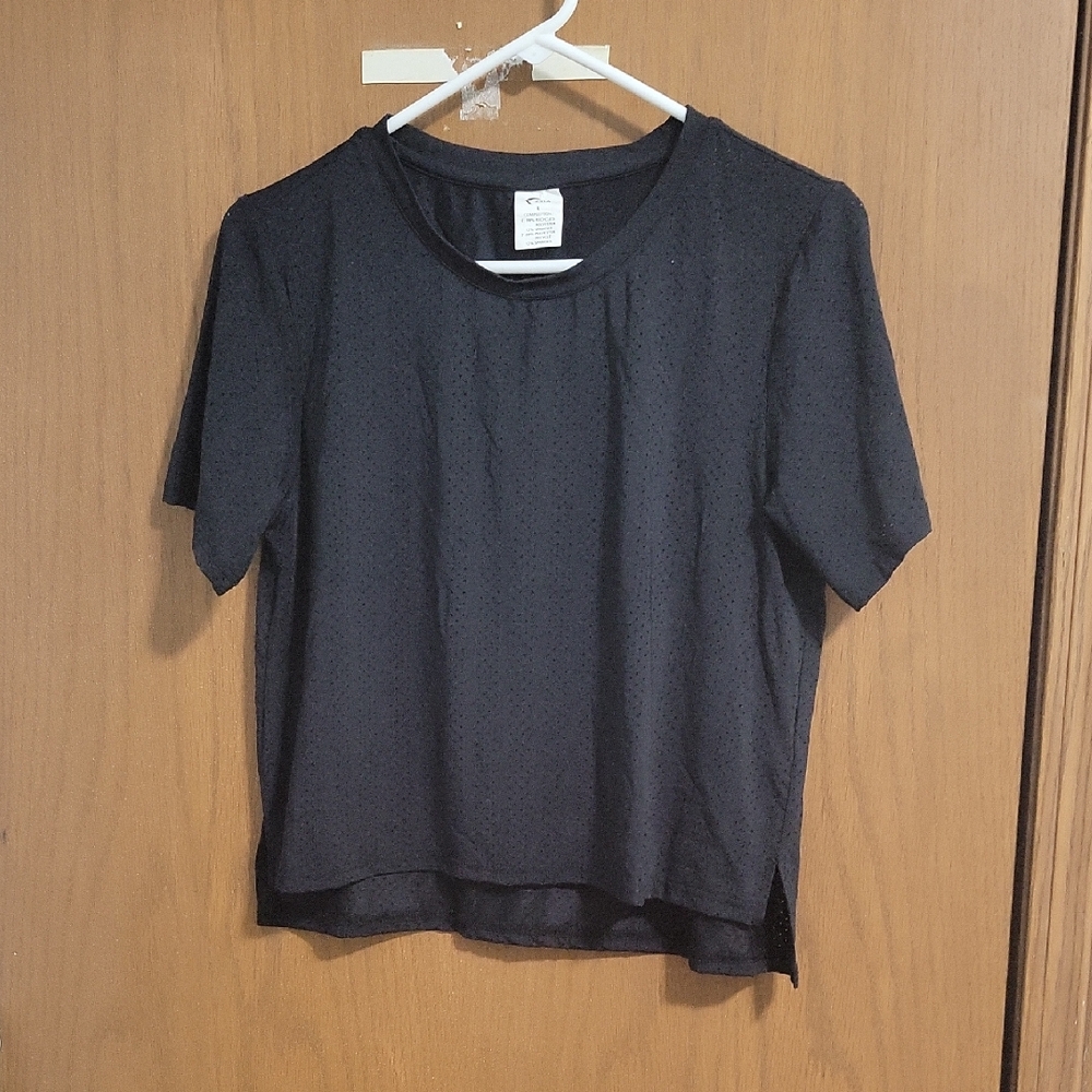 ZYIA Black Short Sleeve Women's Tee